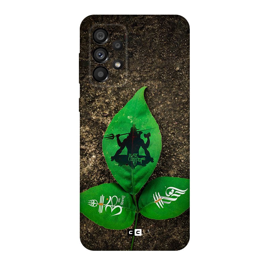 Green Leaf Shiva Original Polycarbonate Back Case for Galaxy A73 5G