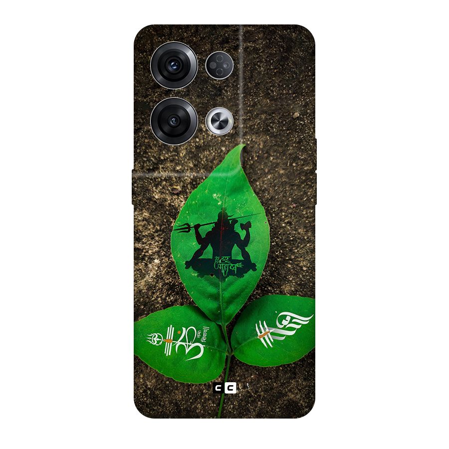 Green Leaf Shiva Original Polycarbonate Back Case for Oppo Reno8 Pro 5G