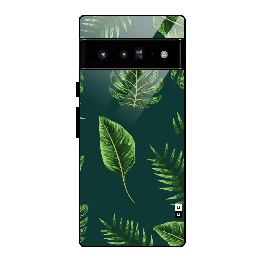 Green Leafs Glass Back Case for Google Pixel 6 Pro