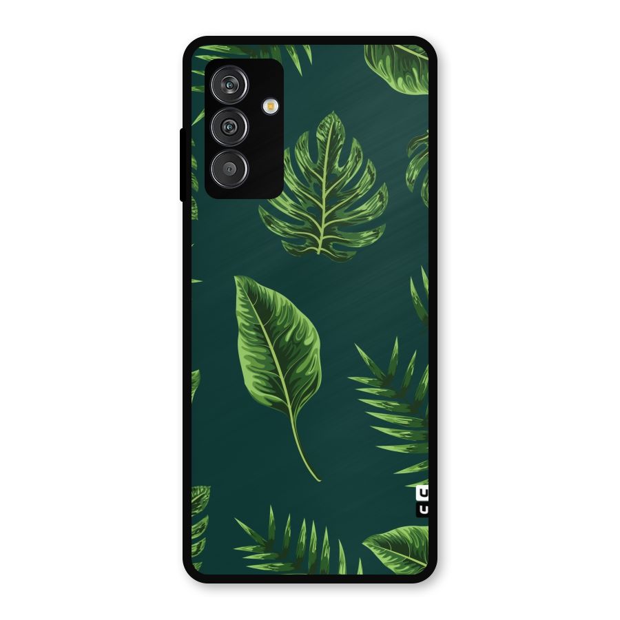 Green Leafs Metal Back Case for Galaxy F13