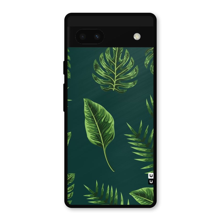 Green Leafs Metal Back Case for Google Pixel 6a