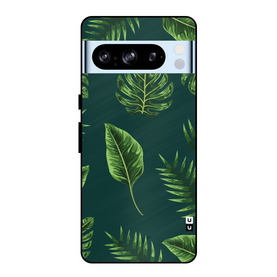 Green Leafs Metal Back Case for Google Pixel 8 Pro