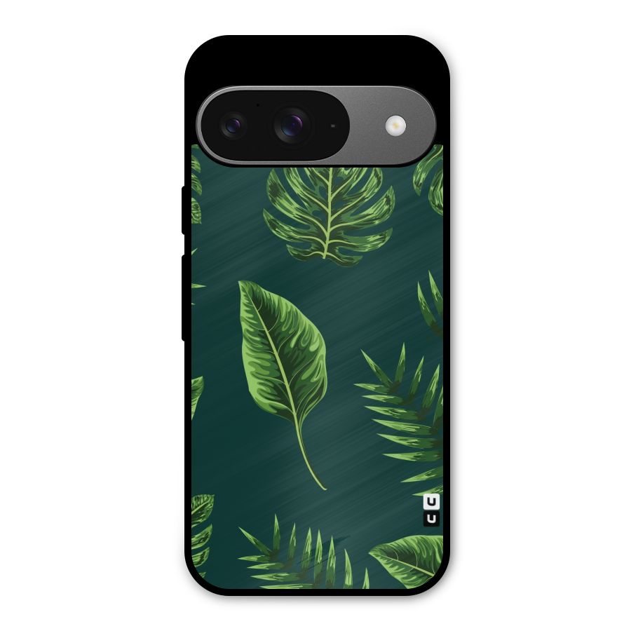 Green Leafs Metal Back Case for Google Pixel 9