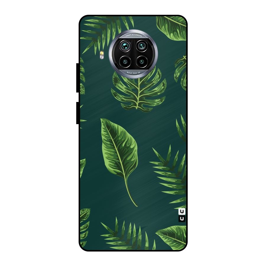Green Leafs Metal Back Case for Mi 10i