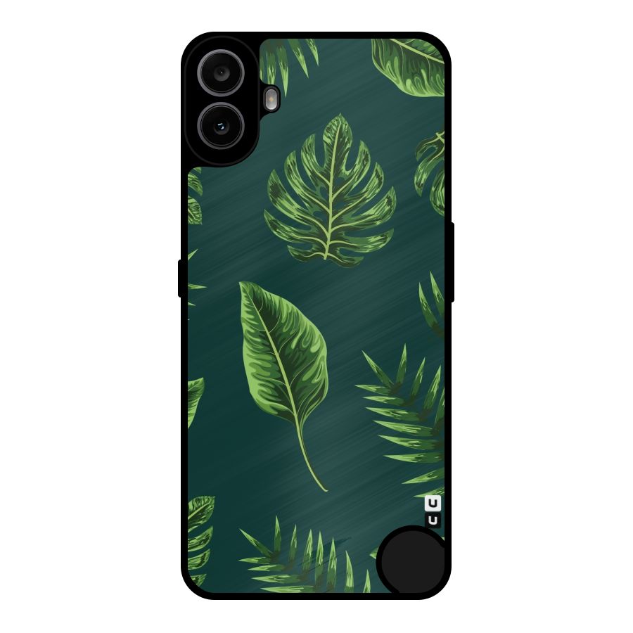 Green Leafs Metal Back Case for Nothing CMF Phone 1