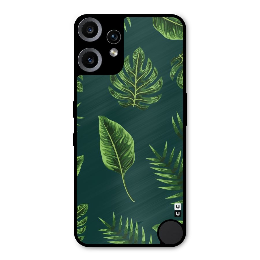 Green Leafs Metal Back Case for Nothing CMF Phone 2 Pro