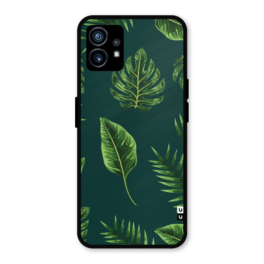 Green Leafs Metal Back Case for Nothing Phone 1
