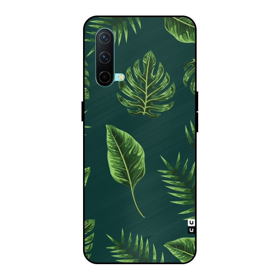Green Leafs Metal Back Case for OnePlus Nord CE 5G