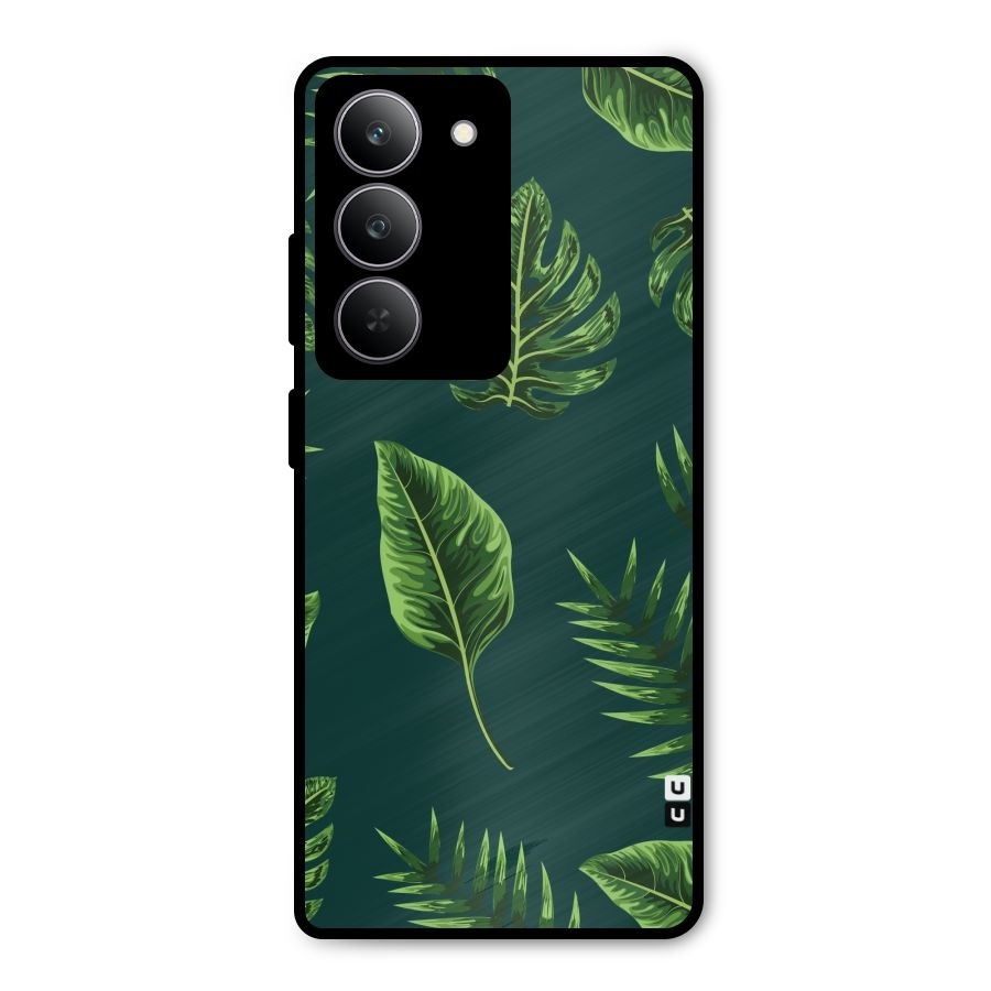 Green Leafs Metal Back Case for Realme P3x