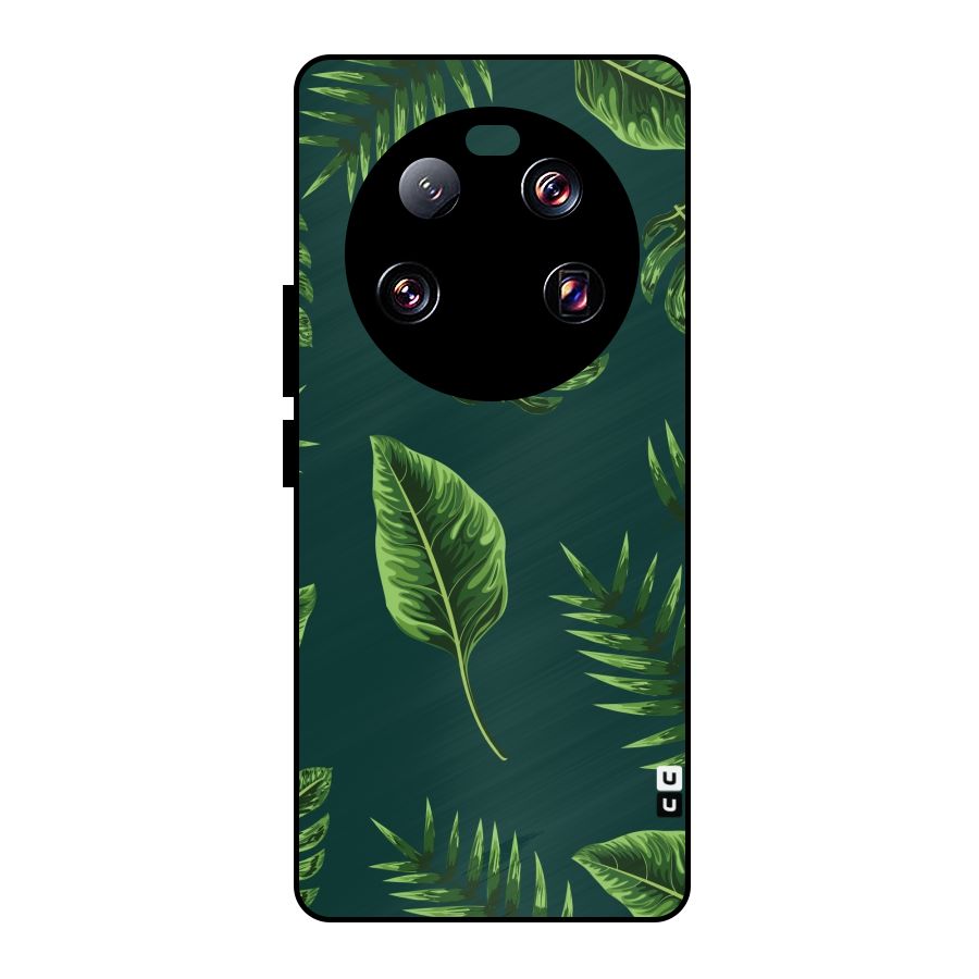 Green Leafs Metal Back Case for Xiaomi 13 Ultra