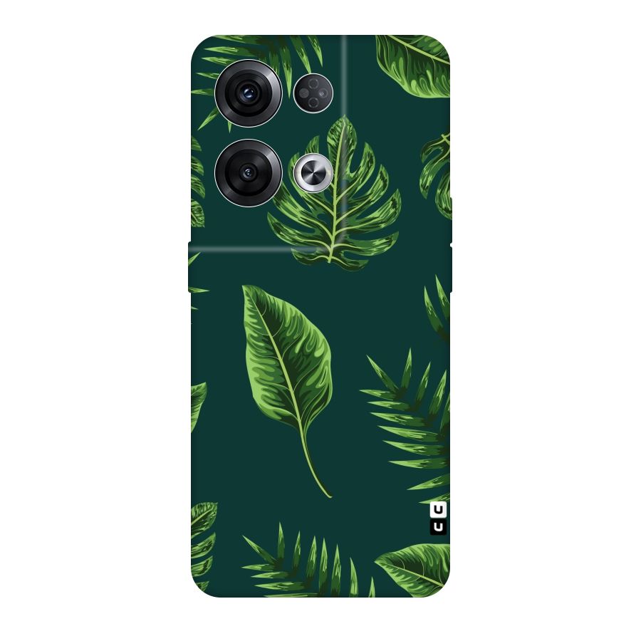 Green Leafs Original Polycarbonate Back Case for Oppo Reno8 Pro 5G