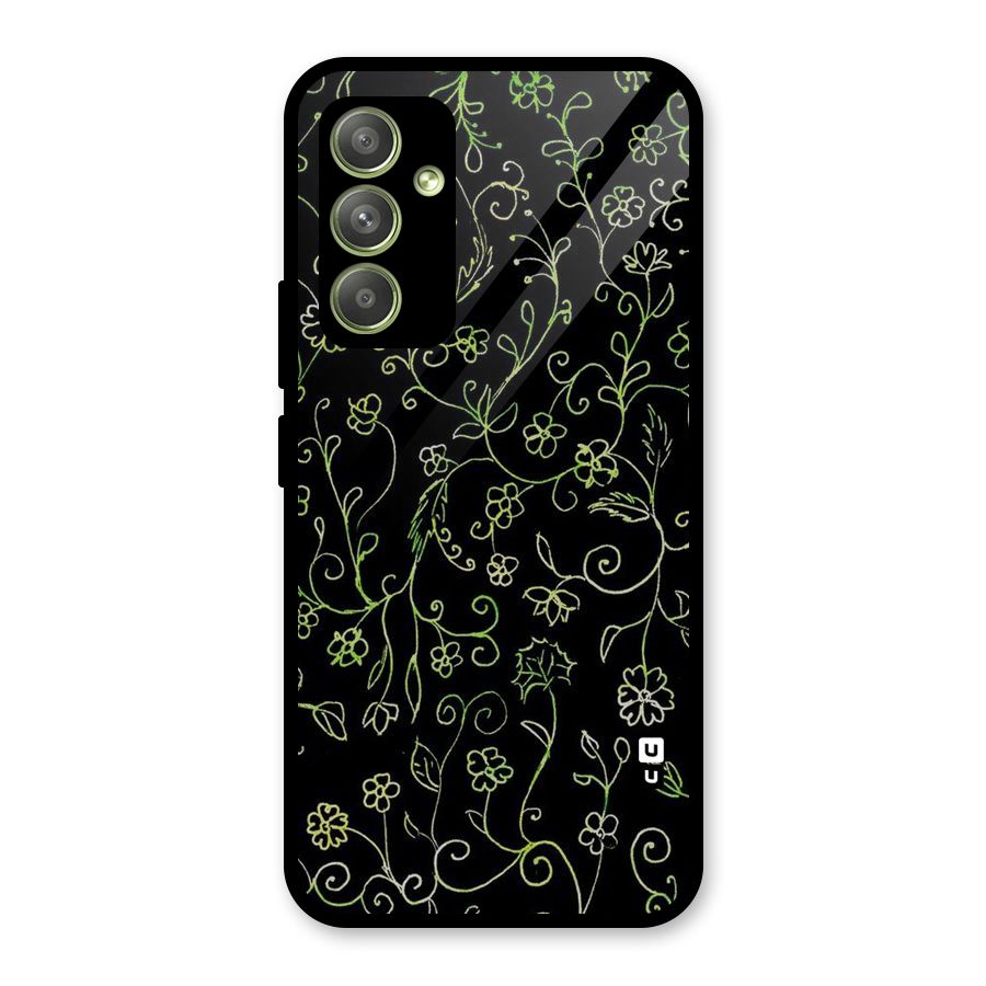 Green Leaves Glass Back Case for Galaxy A54
