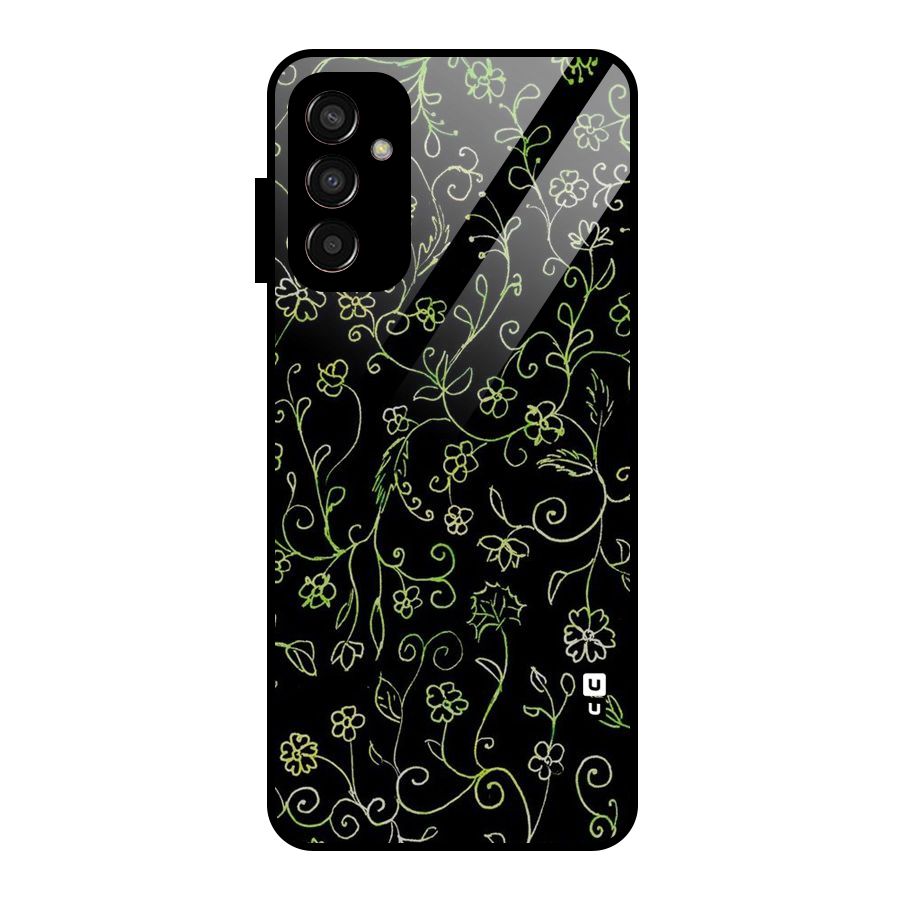 Green Leaves Glass Back Case for Galaxy F13