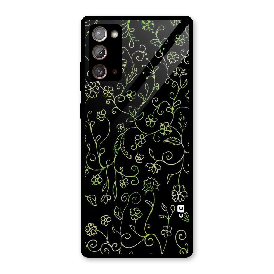 Green Leaves Glass Back Case for Galaxy Note 20