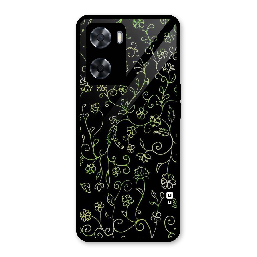 Green Leaves Glass Back Case for OnePlus Nord N20 SE