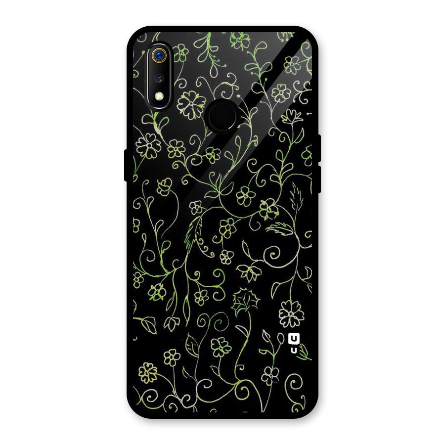 Green Leaves Glass Back Case for Realme 3