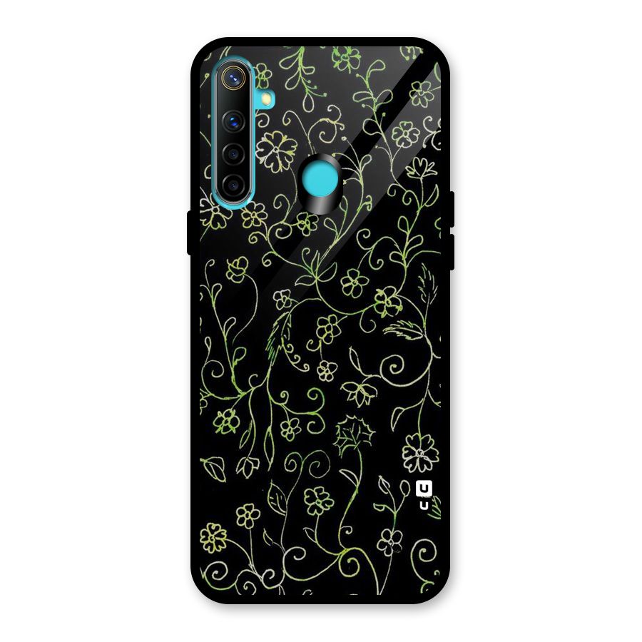 Green Leaves Glass Back Case for Realme Narzo 10