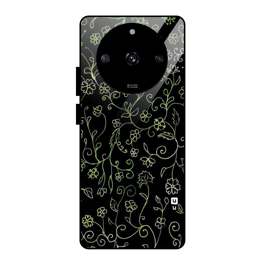 Green Leaves Glass Back Case for Realme Narzo 60 5G