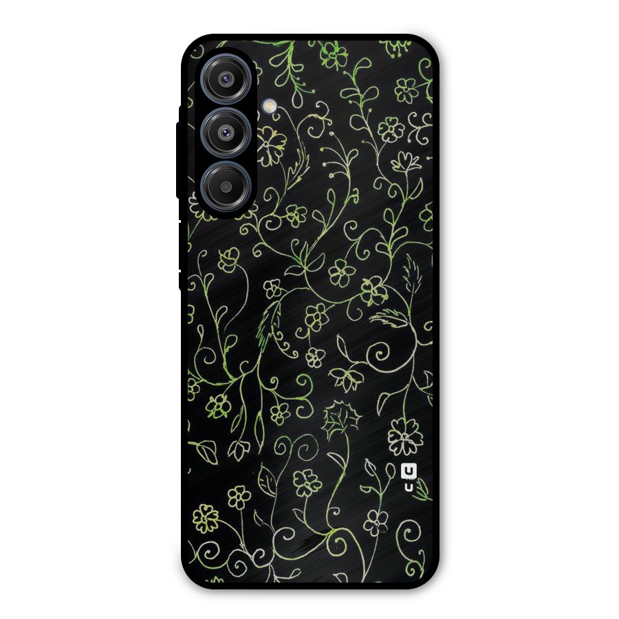 Green Leaves Metal Back Case for Galaxy A16 5G