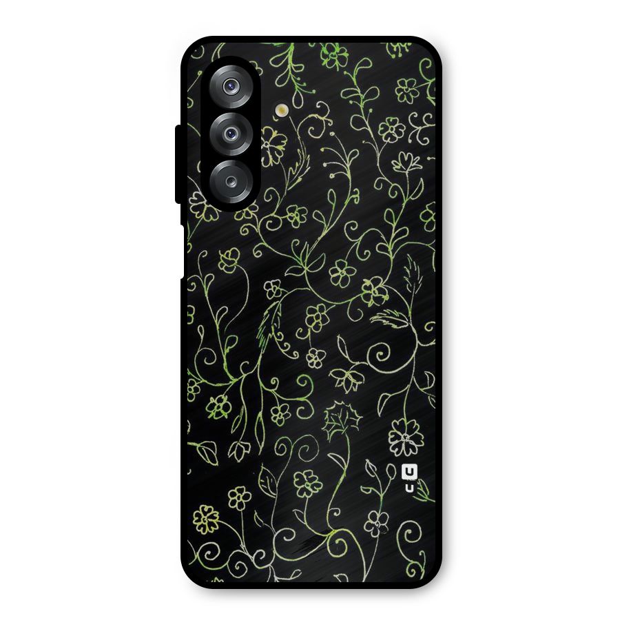 Green Leaves Metal Back Case for Galaxy A26