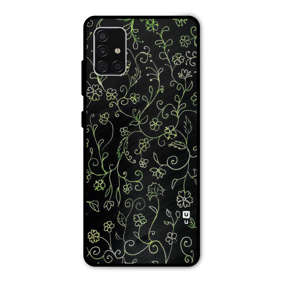 Green Leaves Metal Back Case for Galaxy A51