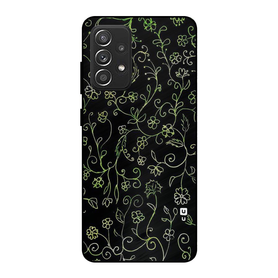 Green Leaves Metal Back Case for Galaxy A52s 5G