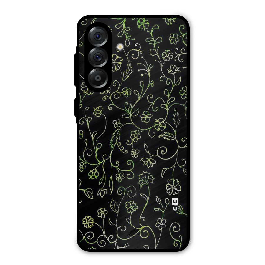 Green Leaves Metal Back Case for Galaxy A56