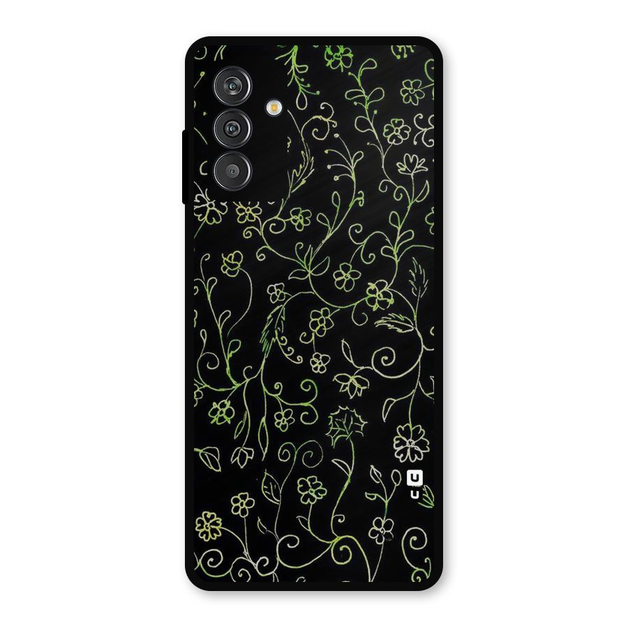 Green Leaves Metal Back Case for Galaxy F13