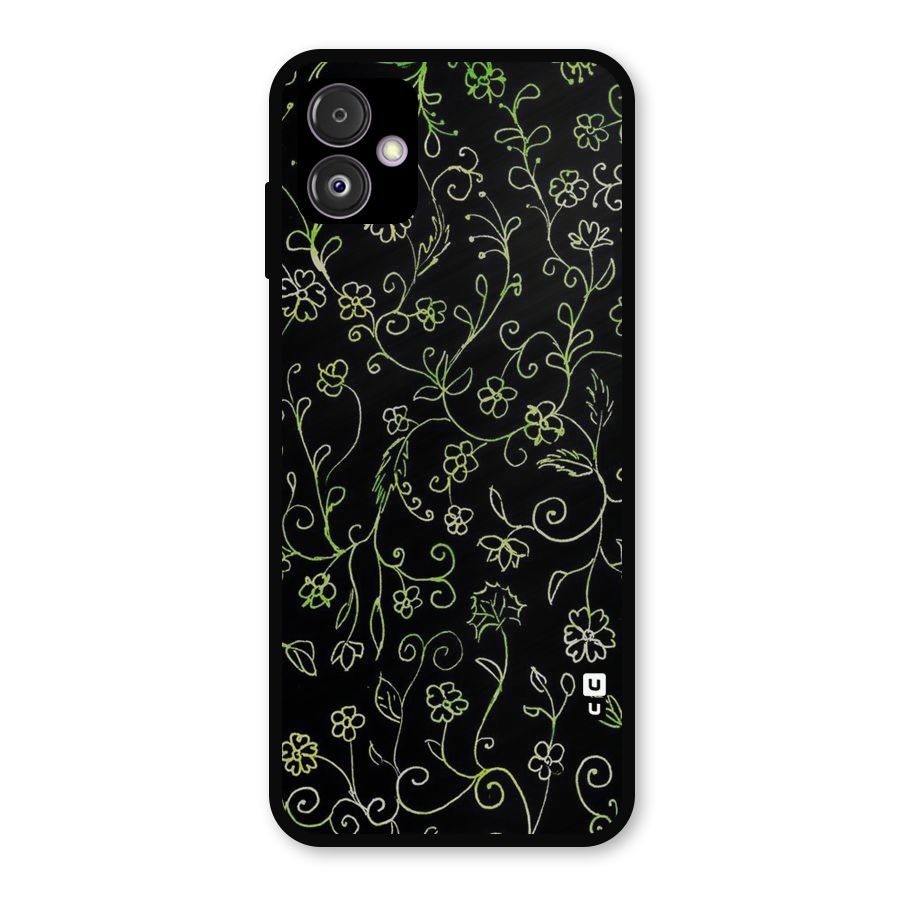 Green Leaves Metal Back Case for Galaxy F14
