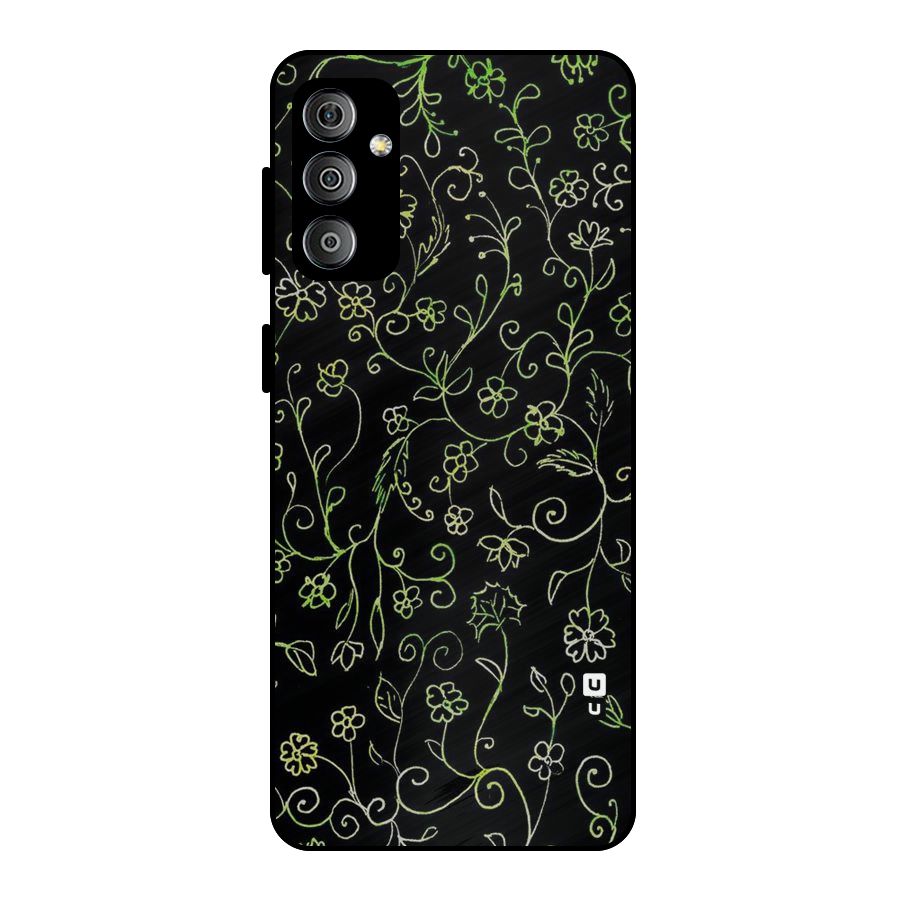 Green Leaves Metal Back Case for Galaxy F23