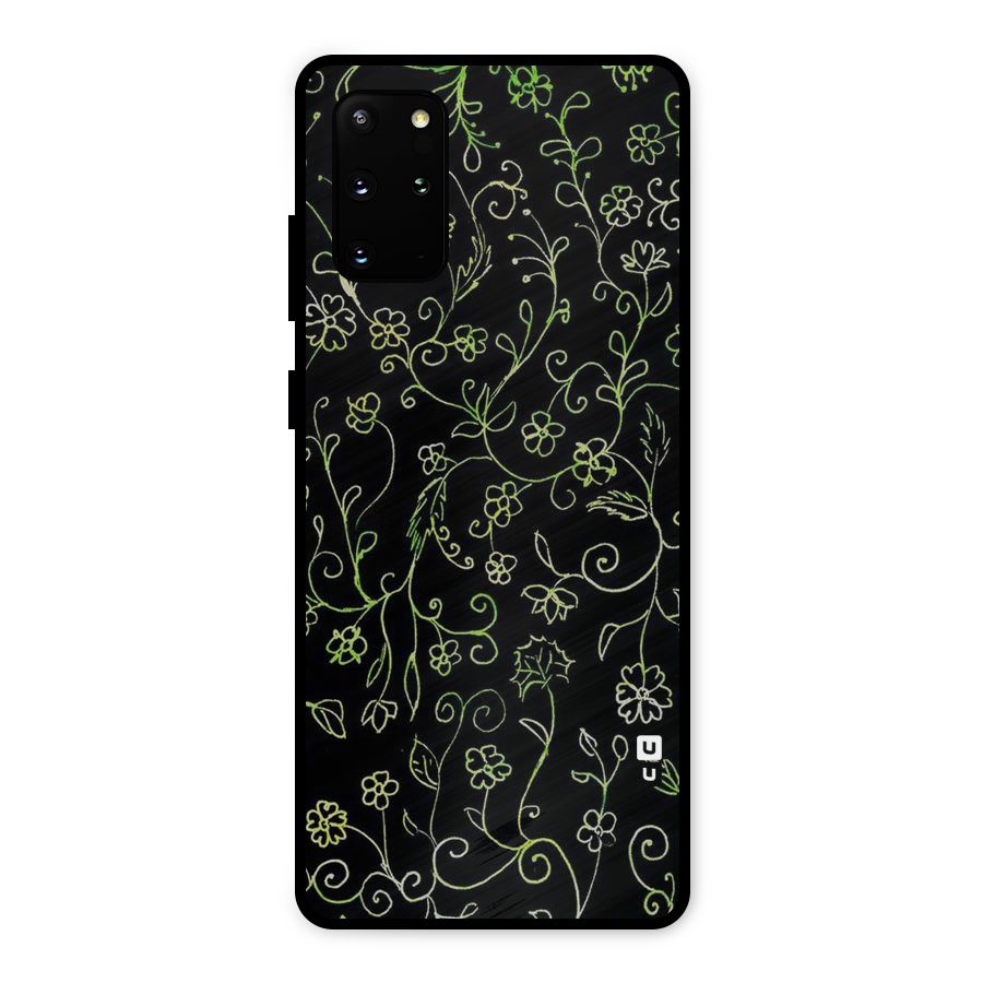 Green Leaves Metal Back Case for Galaxy S20 Plus