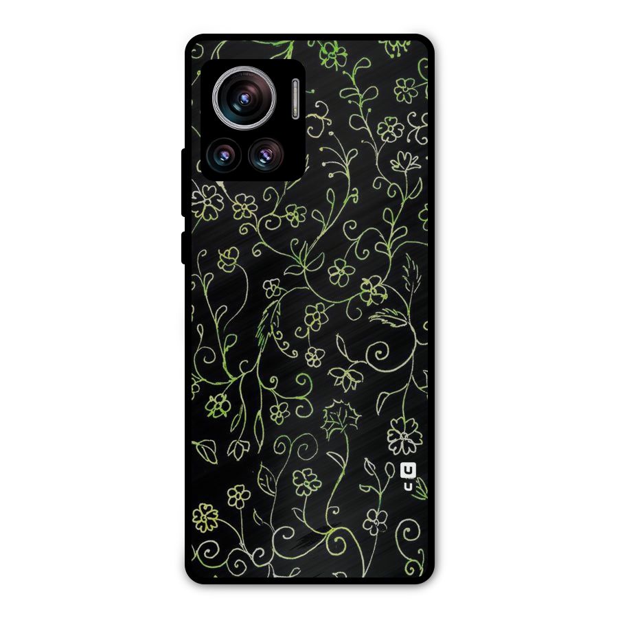Green Leaves Metal Back Case for Motorola Edge 30 Ultra