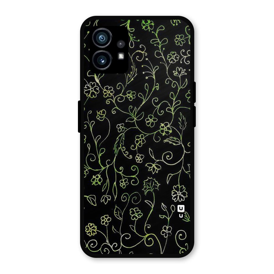 Green Leaves Metal Back Case for Nothing Phone 1