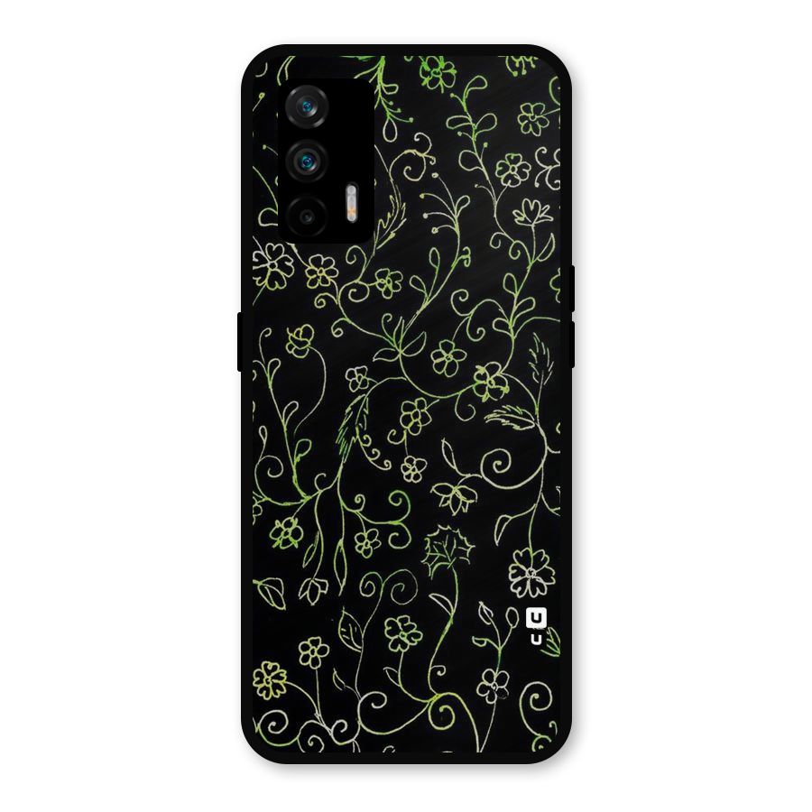 Green Leaves Metal Back Case for Realme GT 5G