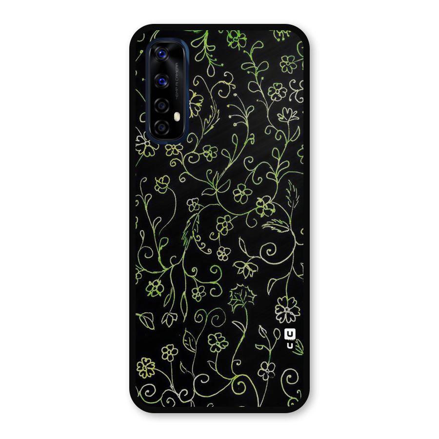 Green Leaves Metal Back Case for Realme Narzo 20 Pro