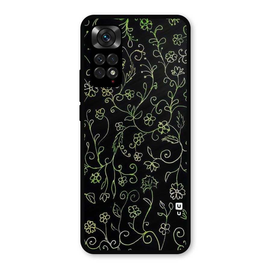 Green Leaves Metal Back Case for Redmi Note 11s