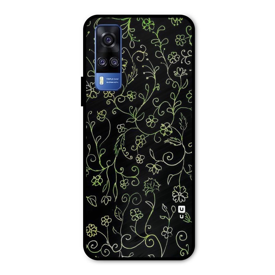 Green Leaves Metal Back Case for Vivo Y31
