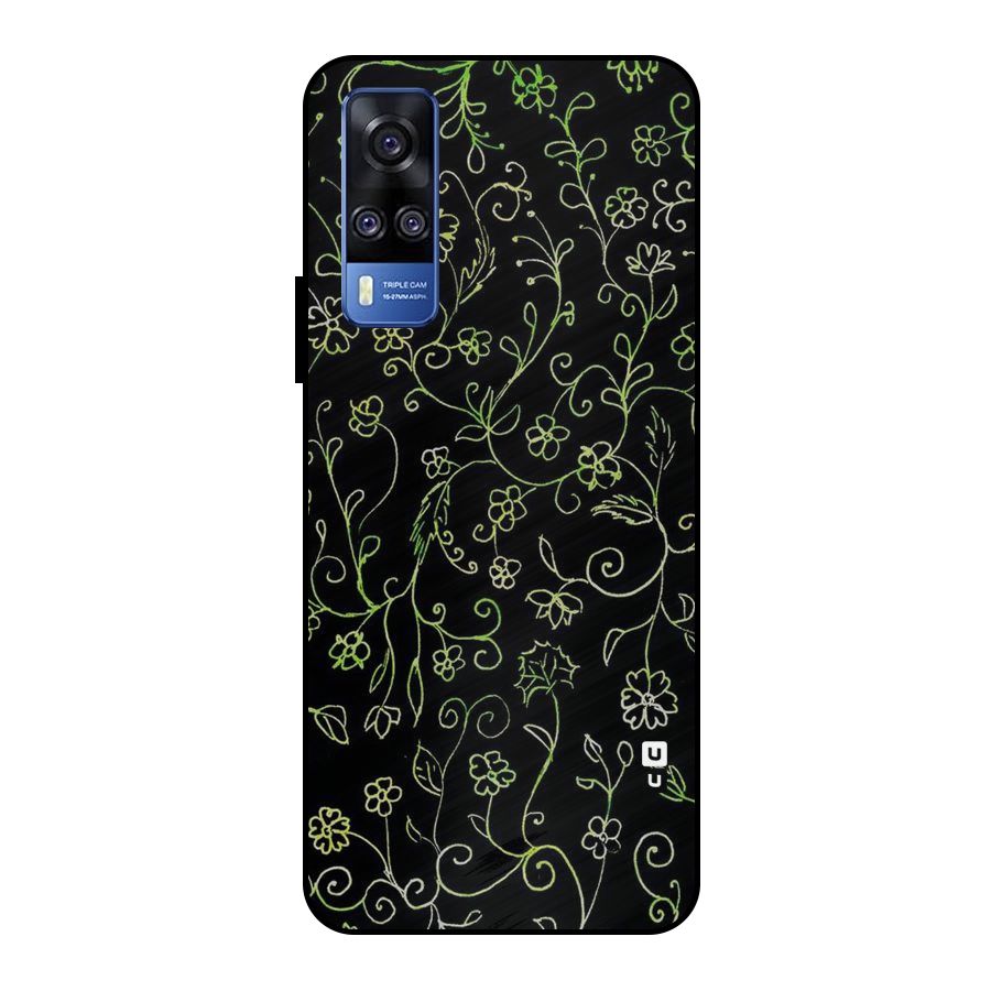 Green Leaves Metal Back Case for Vivo Y51