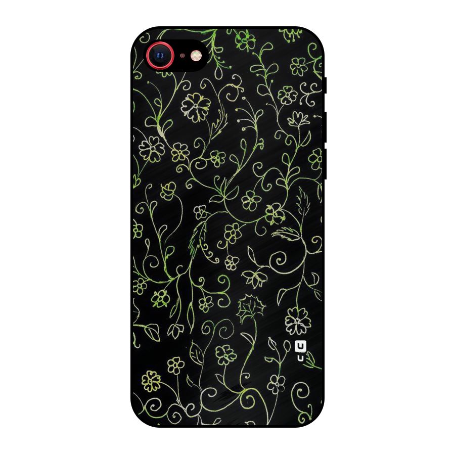 Green Leaves Metal Back Case for iPhone 7