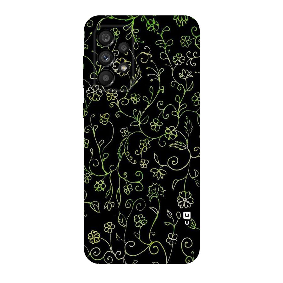 Green Leaves Original Polycarbonate Back Case for Galaxy A73 5G