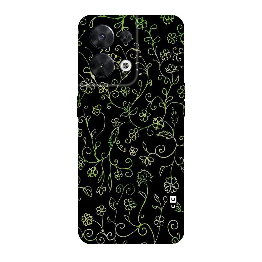Green Leaves Original Polycarbonate Back Case for Oppo Reno8 5G
