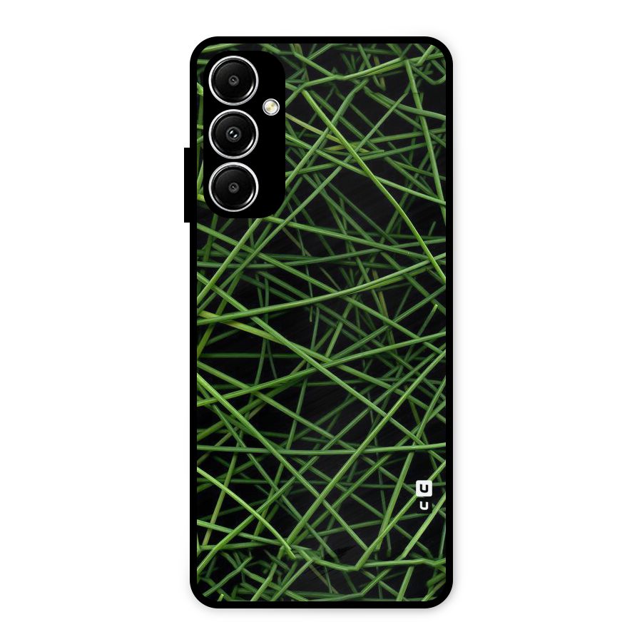 Green Lines Metal Back Case for Galaxy A05s