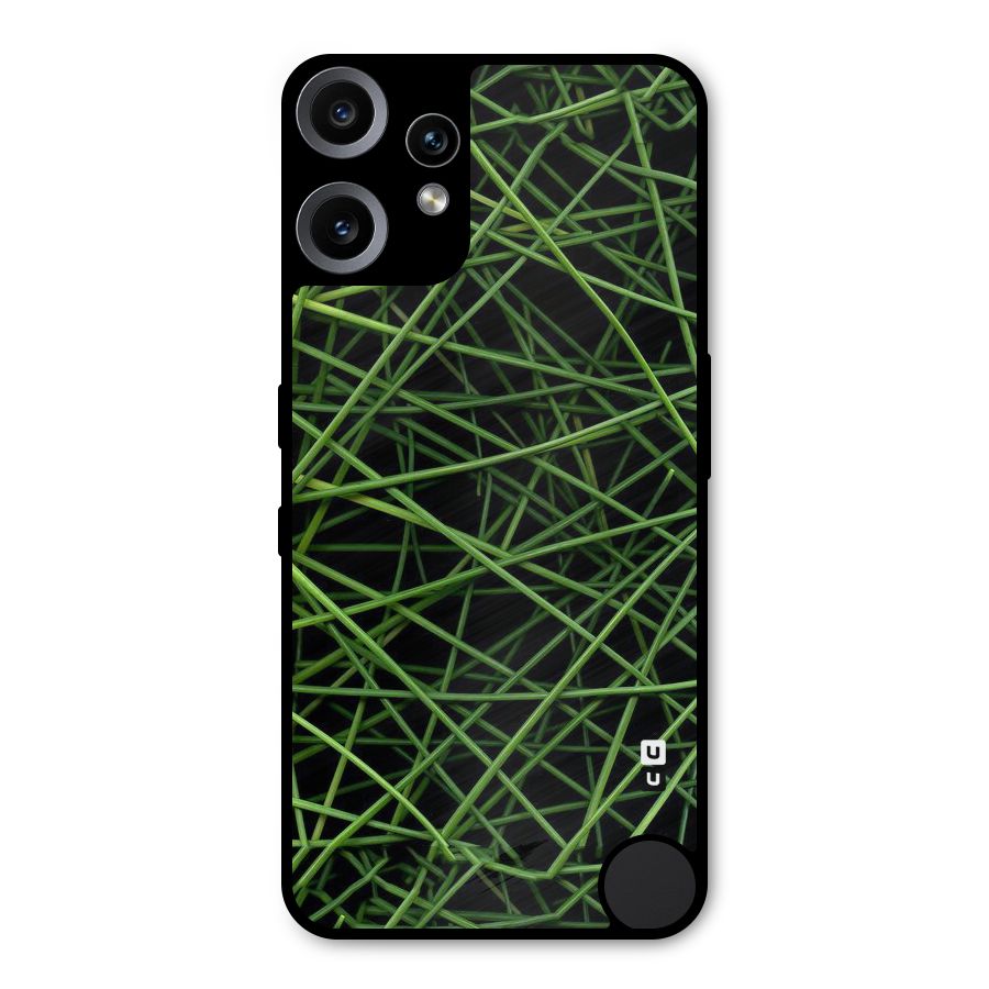 Green Lines Metal Back Case for Nothing CMF Phone 2 Pro