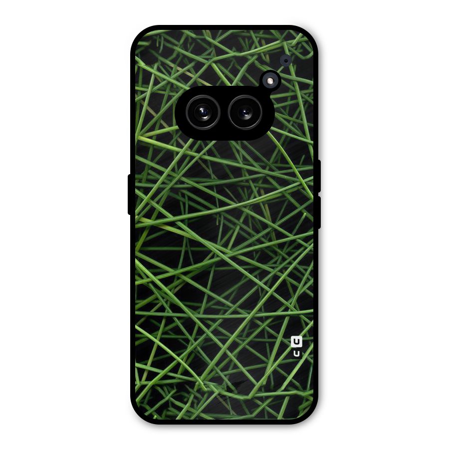Green Lines Metal Back Case for Nothing Phone 2a Plus
