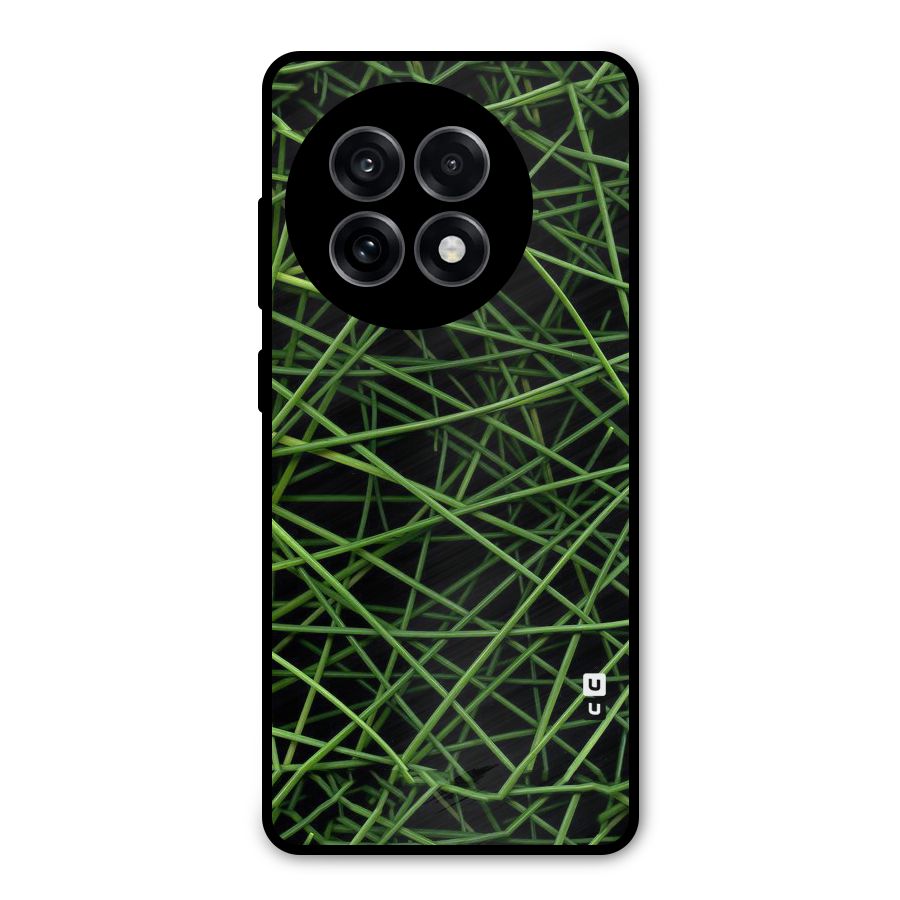 Green Lines Metal Back Case for OnePlus 13R