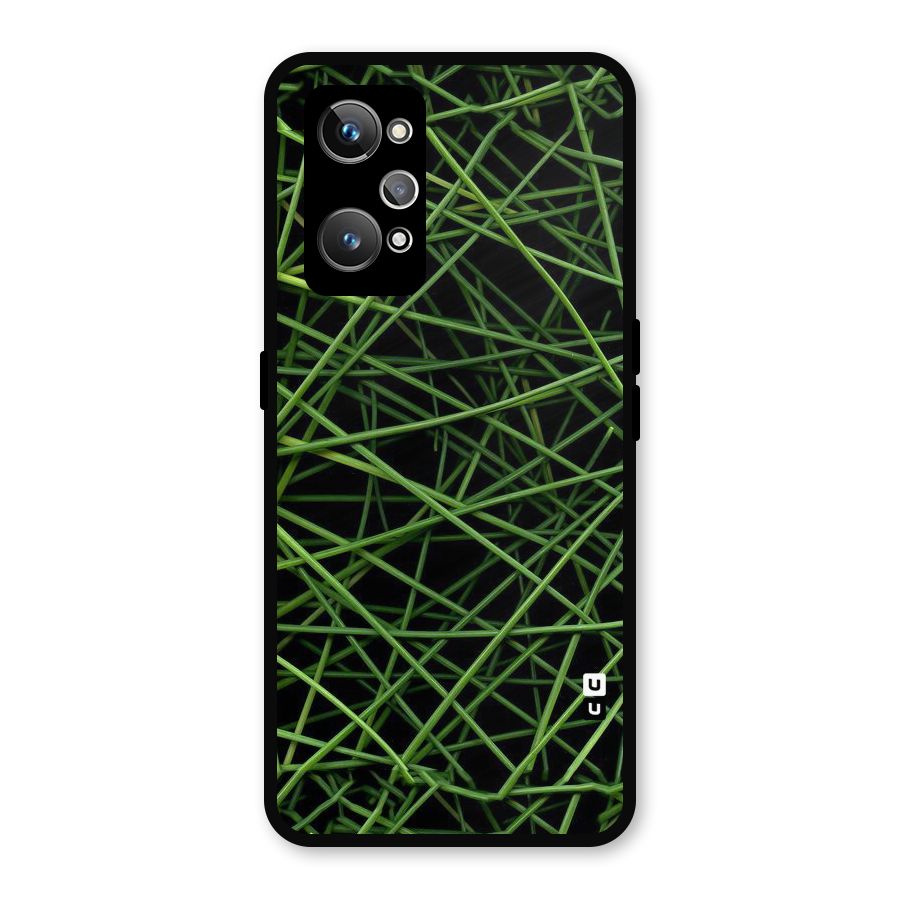Green Lines Metal Back Case for Realme GT Neo2