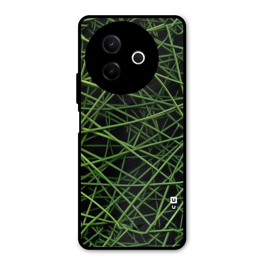 Green Lines Metal Back Case for Vivo Y39