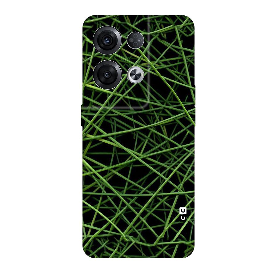 Green Lines Original Polycarbonate Back Case for Oppo Reno8 Pro 5G