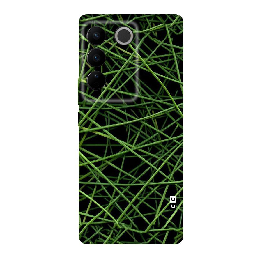 Green Lines Original Polycarbonate Back Case for Vivo V27
