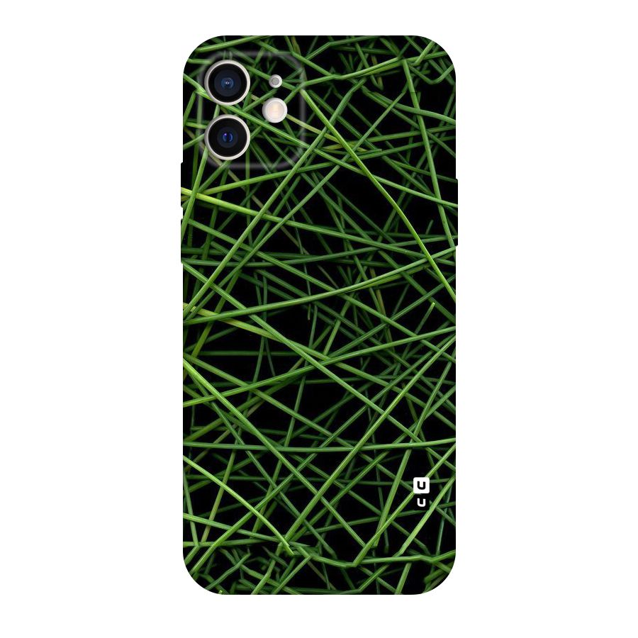 Green Lines Original Polycarbonate Back Case for iPhone 12